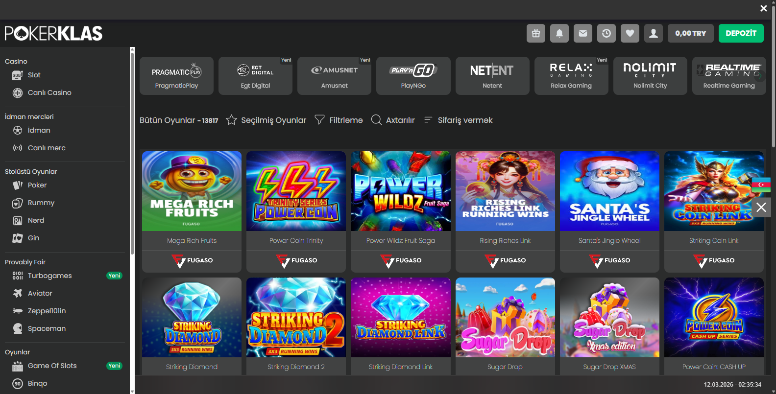 Pokerklas Çevrimsiz Bonus