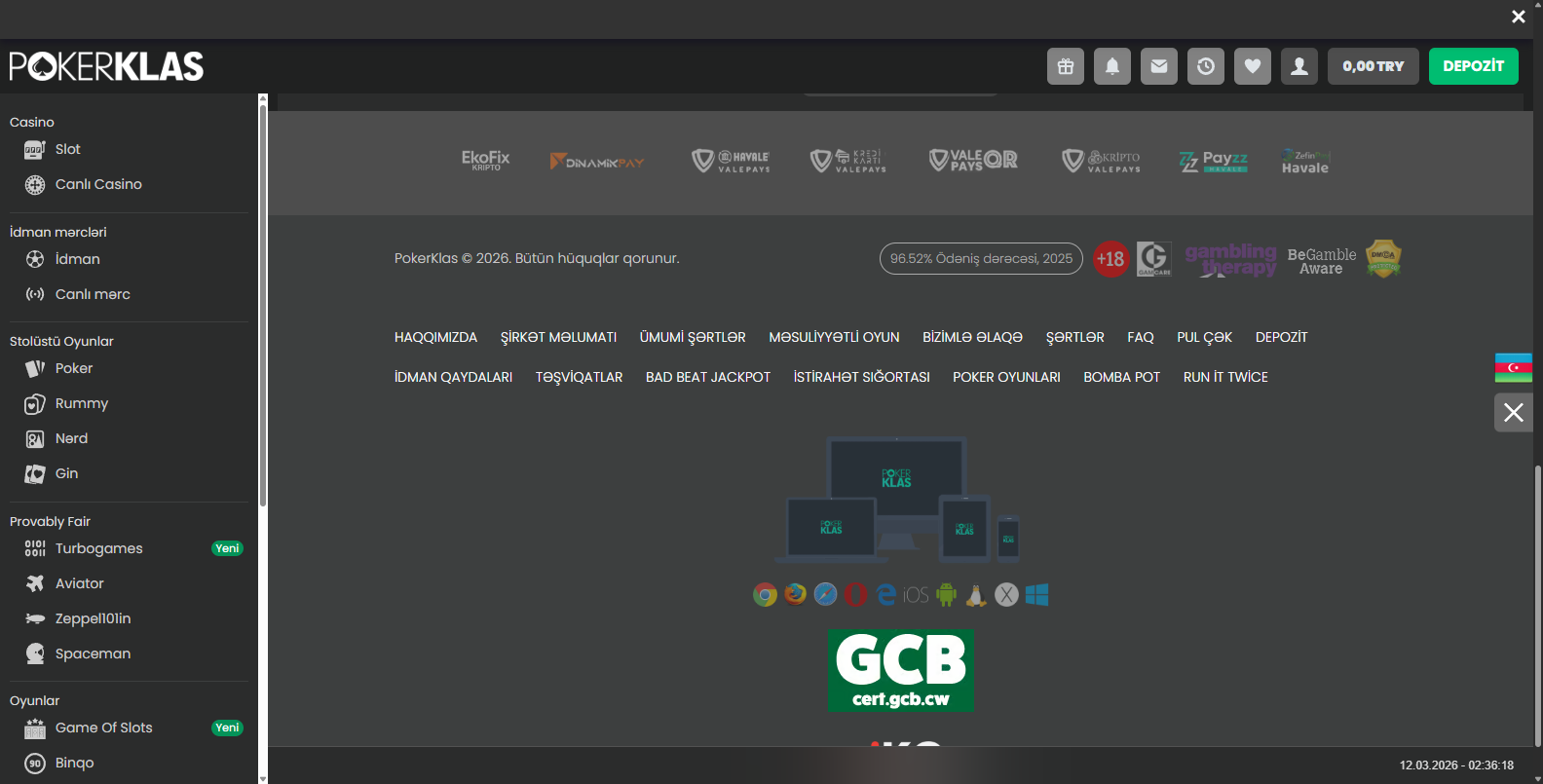 Pokerklas Paramı Çekemiyorum