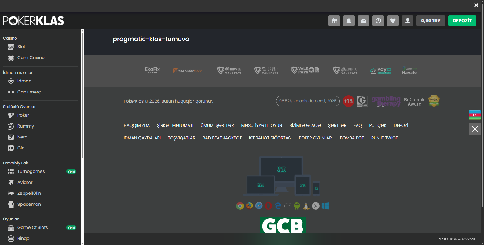 Pokerklas Güvenilir Bahis